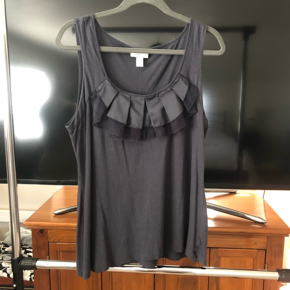 Loft dressy Tank Top size LG EUC
